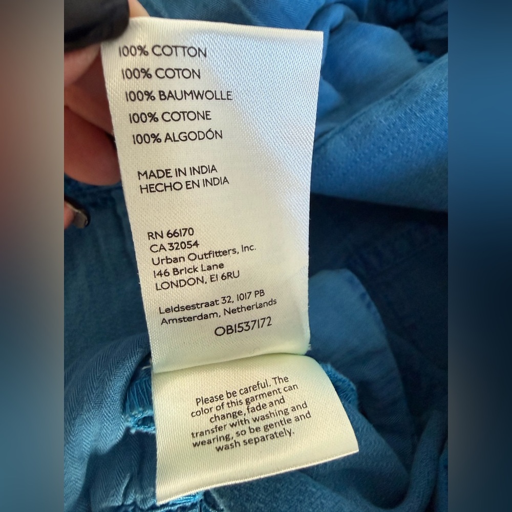 We The Free Tahiti Cargo Pants W’s M Lake Victoria Blue Cargo Joggers Utility - Picture 4 of 16